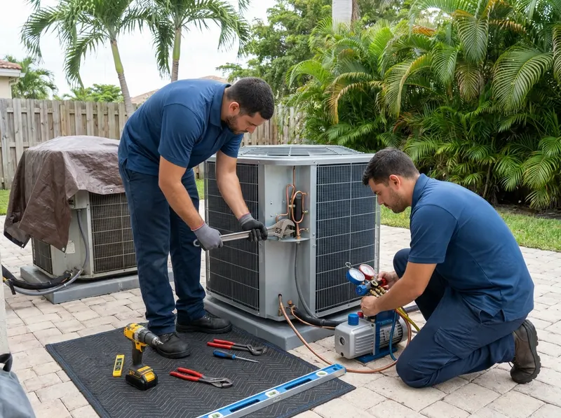 Central Air Conditioning Replacement in miami, FL