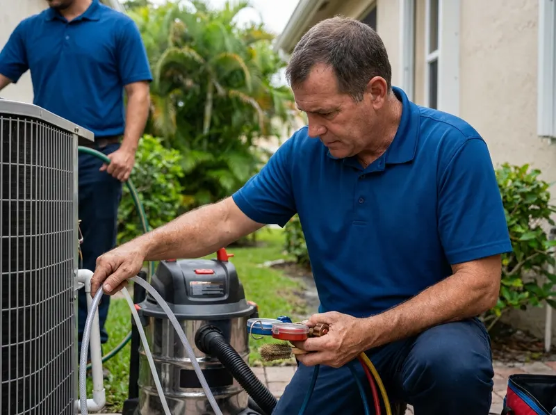 Condensate Drain Line Clearing & Overflow Prevention in miami, FL